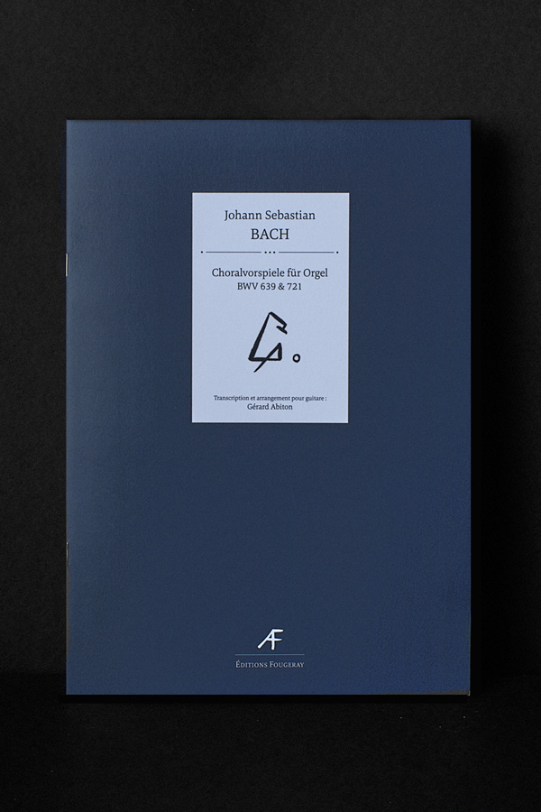 Johann Sebastian Bach. Choralvorspiele Fur Orgel BWV 639 & 721 Guitar