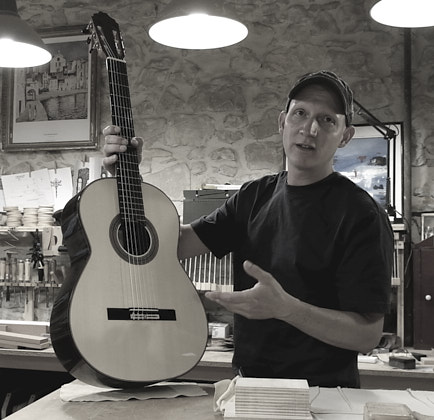 Bertrand Ligier. Classical Guitar Maker.