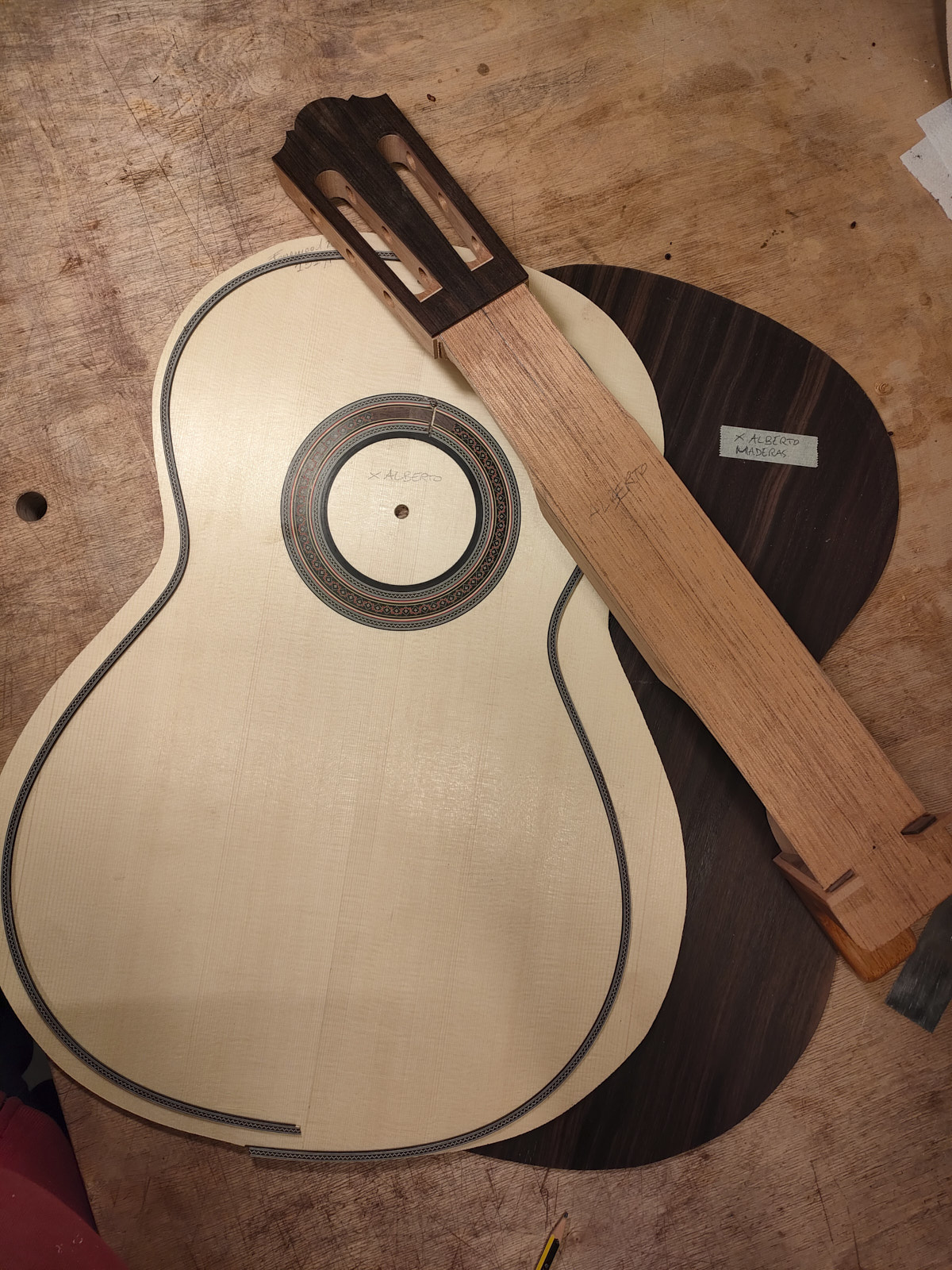 Angelo Vailati 2026 Classical Guitar “Hommage a Simplicio”available at MaderaGuitarras.com