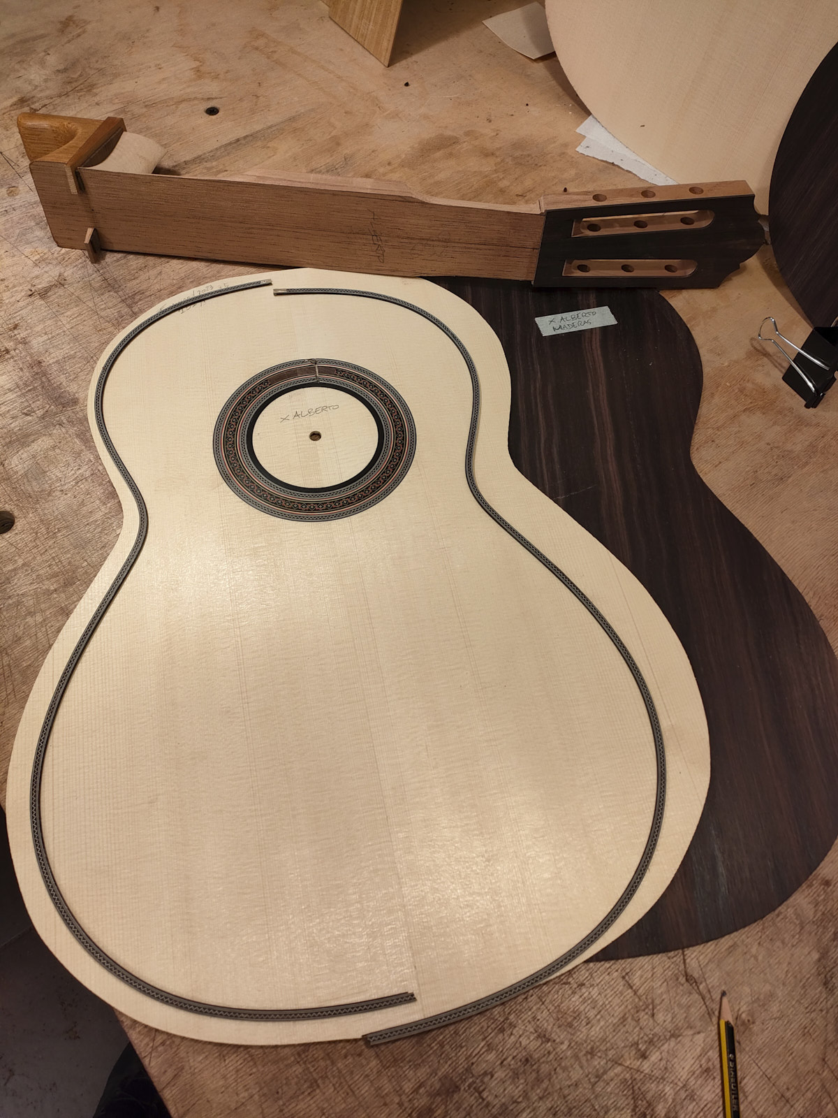 Angelo Vailati 2026 Classical Guitar “Hommage a Simplicio”available at MaderaGuitarras.com