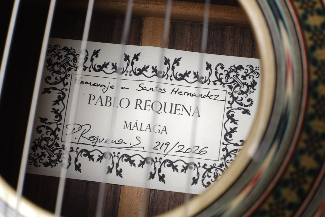 Pablo Requena Classical Guitar Hommage a Santos Hernández for sale