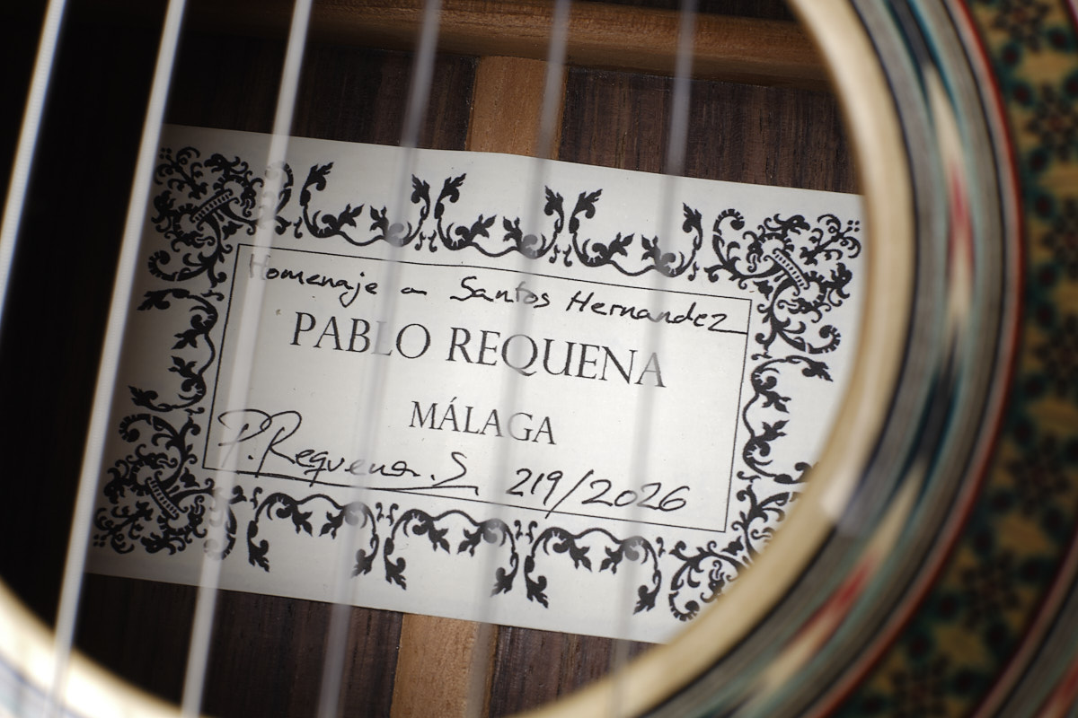 Pablo Requena Classical Guitar Hommage a Santos Hernández for sale