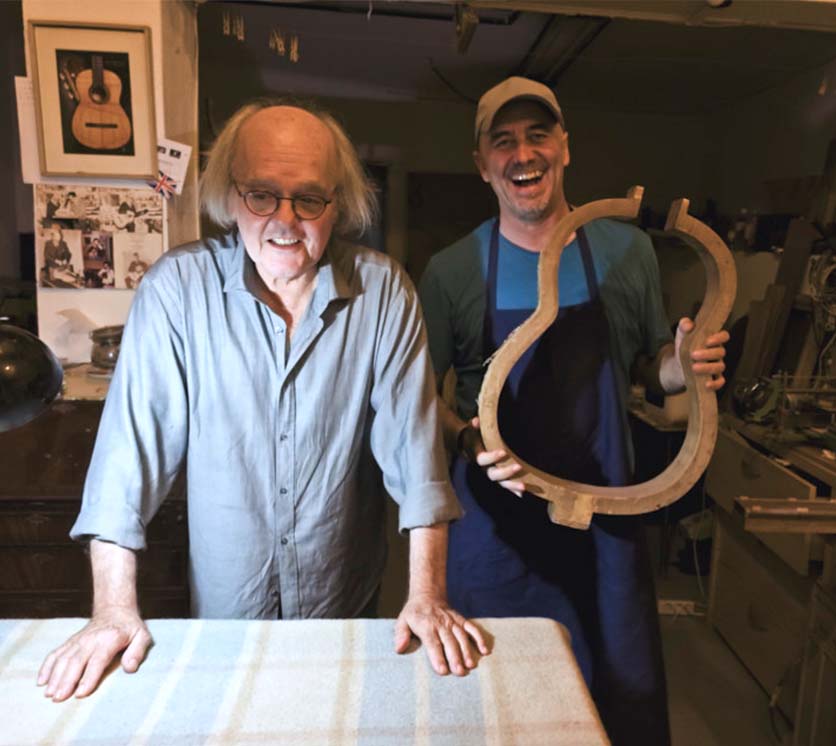 Dominique Field. Best Living Guitar Maker in the World. Interview with MaderaGuitarras.com