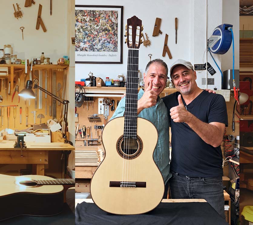 Antonis Hatzinikolaou explains his guitar-making approach. Interview for MaderaGuitarras.com